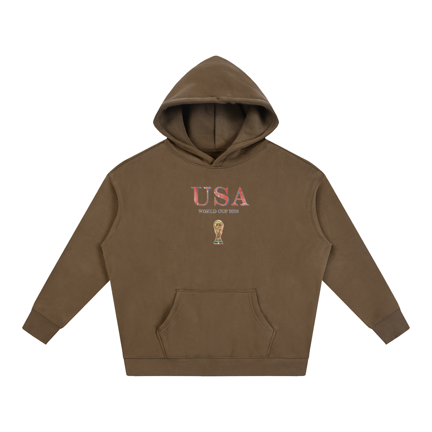 Vintage USA World Cup Oversize Fleeced Hoodie