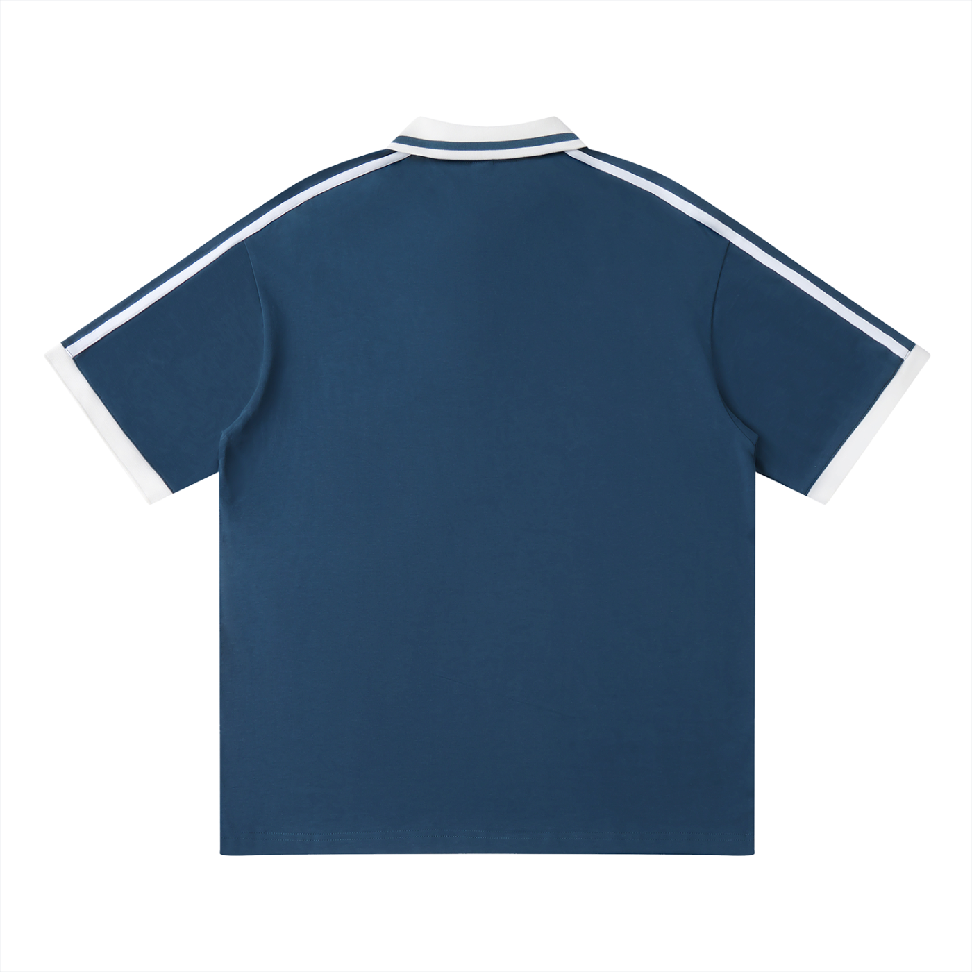 Vintage Graphic Footy Unisex Contrast Piping Polo Shirt