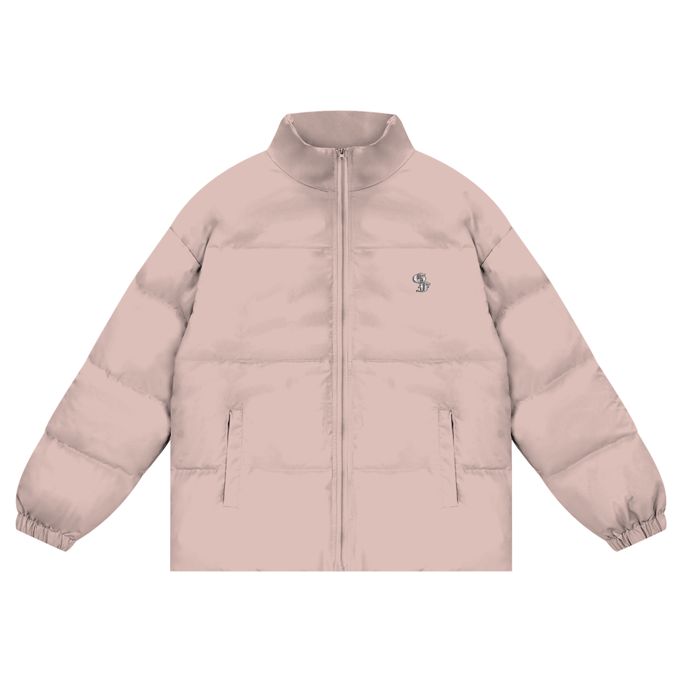 Vintage Graphic Footy Unisex Zipper Puffer Coat