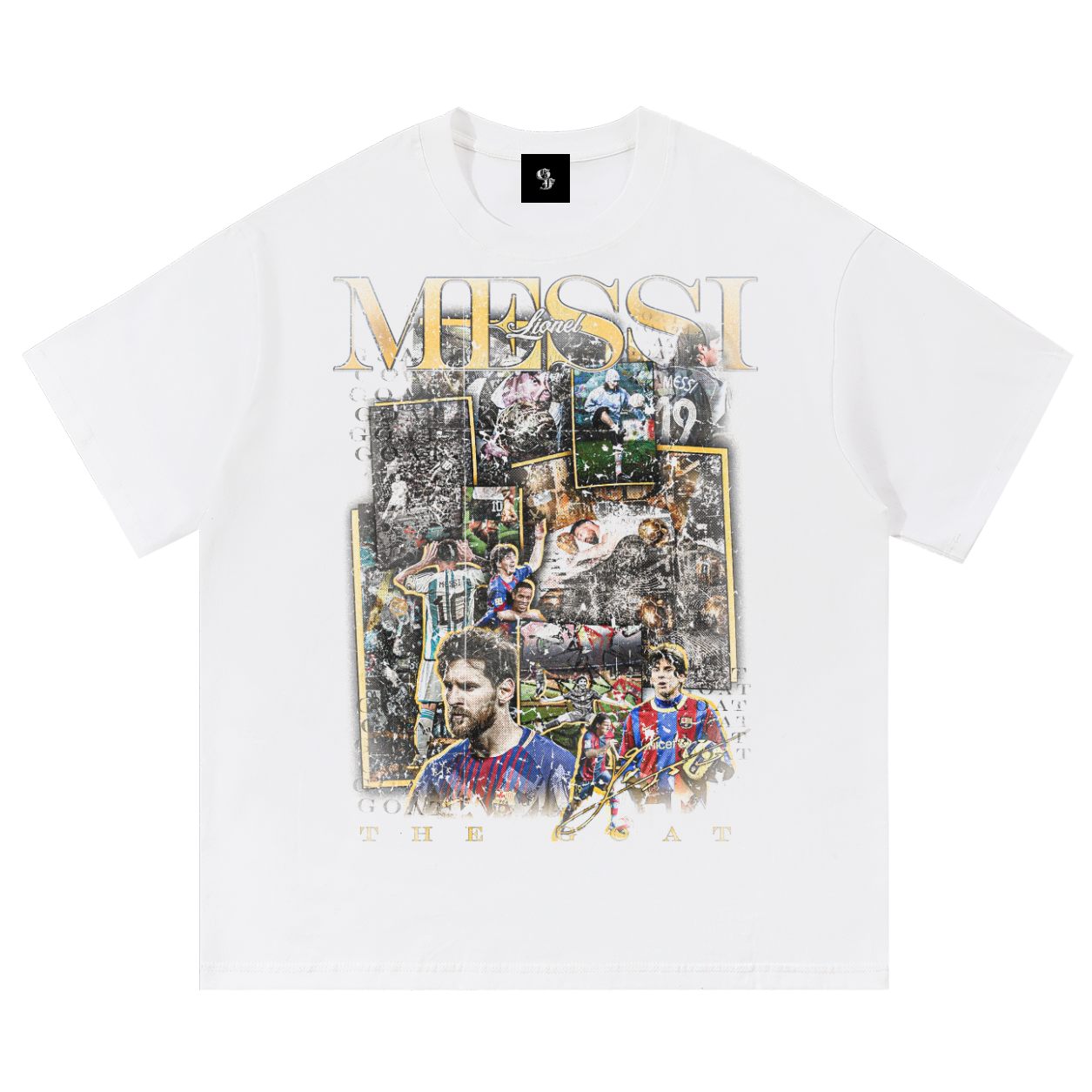 Vintage Lionel Messi Essential Cotton T-Shirt