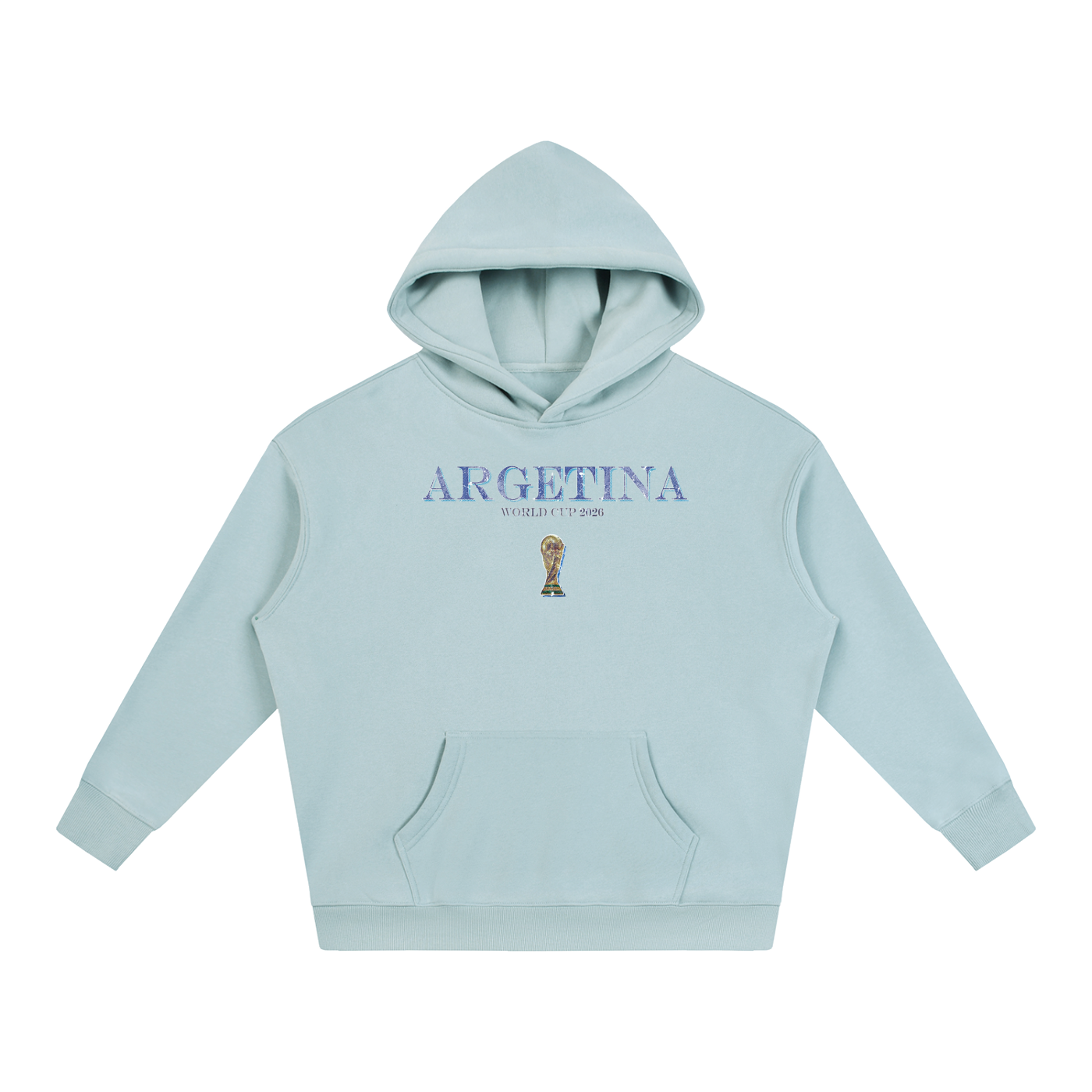 Vintage Argentina World Cup Oversize Fleeced Hoodie