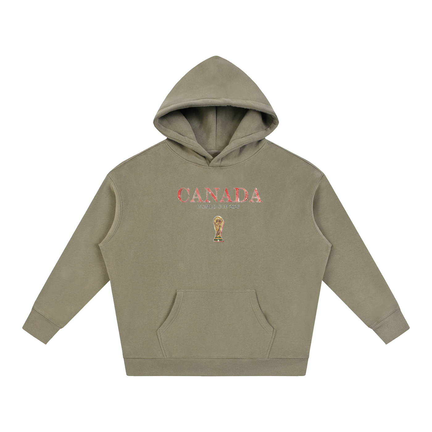 Vintage Canada World Cup Oversize Fleeced Hoodie