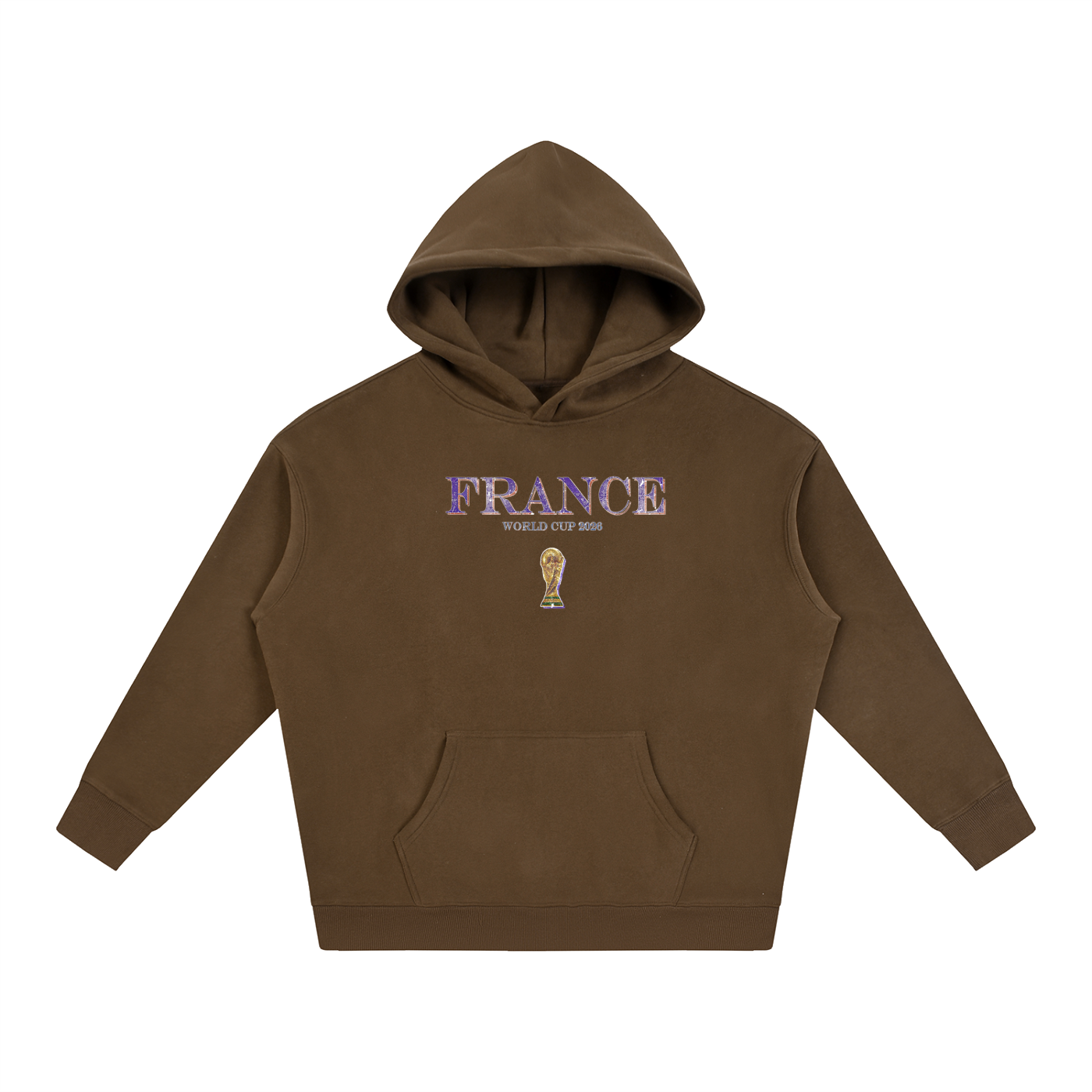 Vintage France World Cup Oversize Fleeced Hoodie