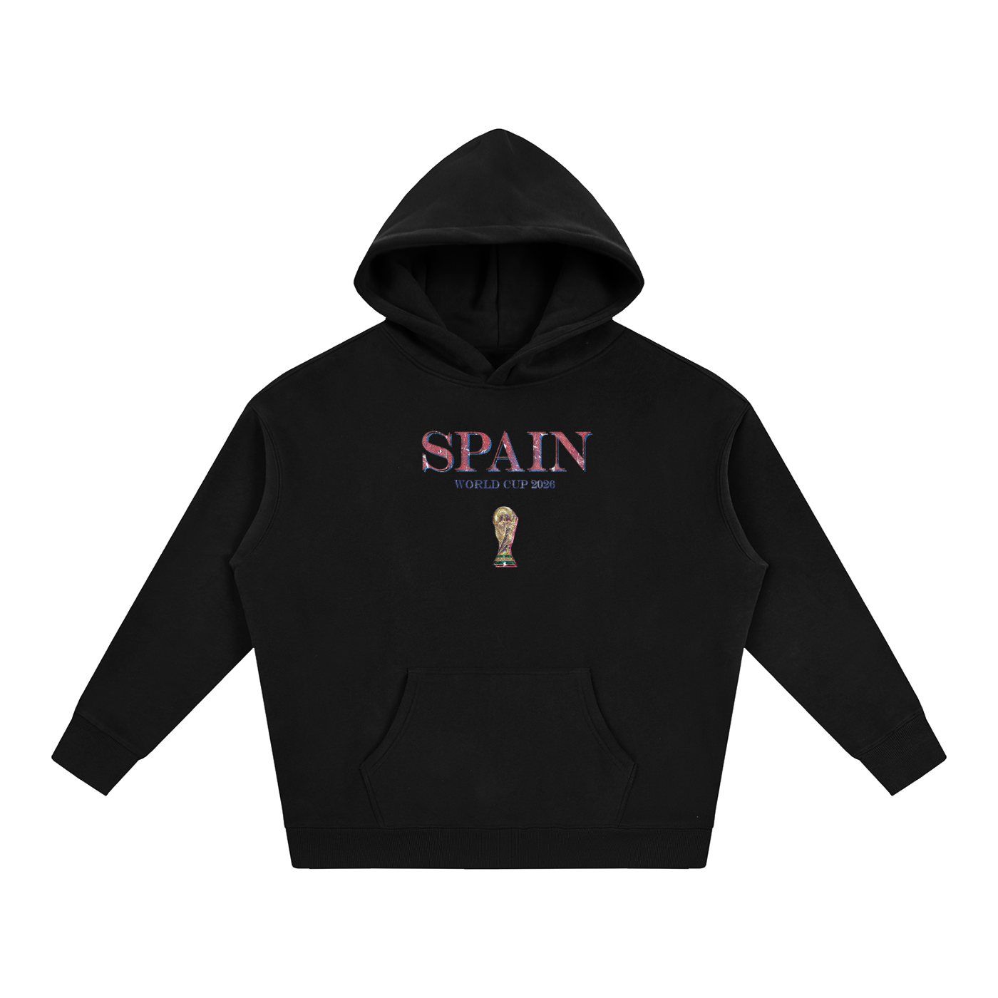 Vintage Spain World Cup Oversize Fleeced Hoodie