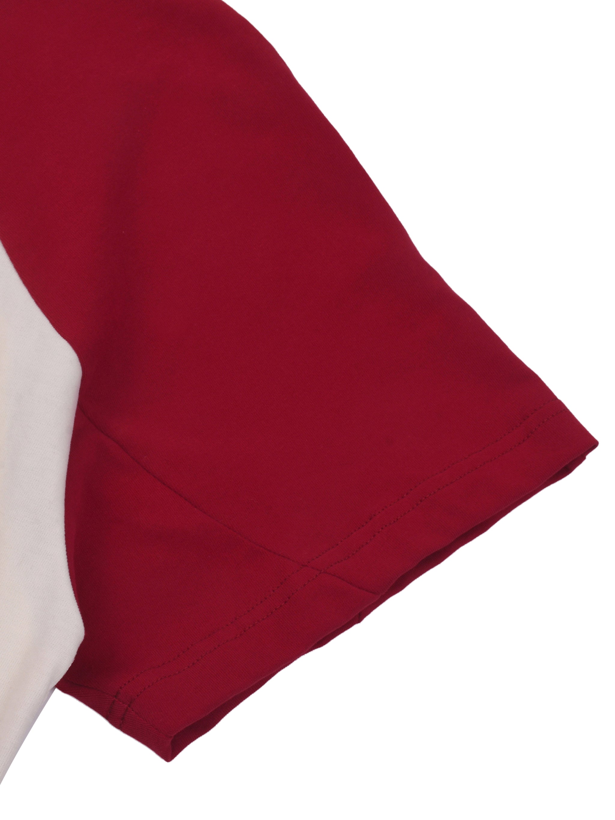 Graphic Footy Contrast Panel Cotton T-Shirt