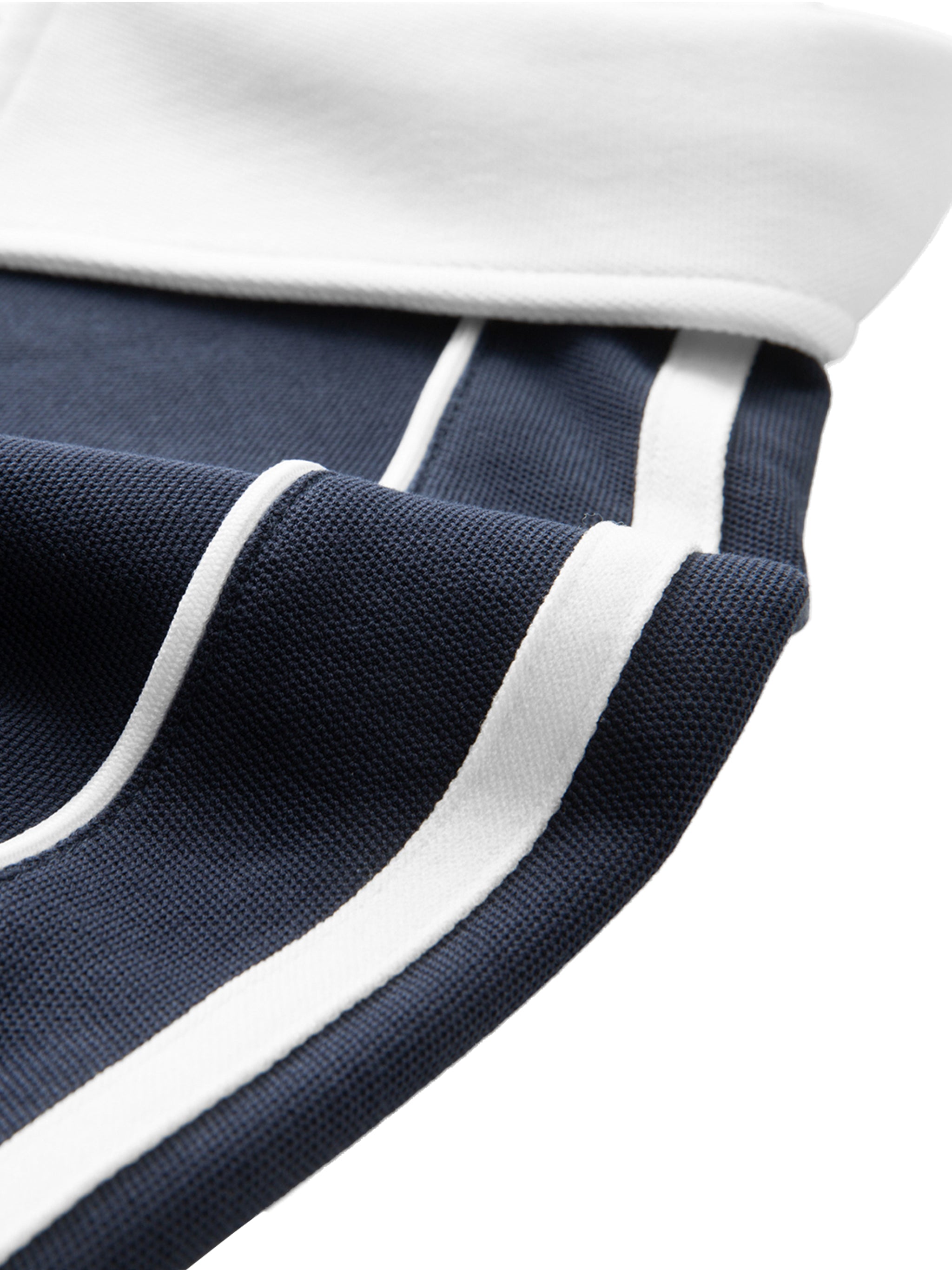 Vintage France World Cup Contrast Collar Short-Sleeve Polo Shirt