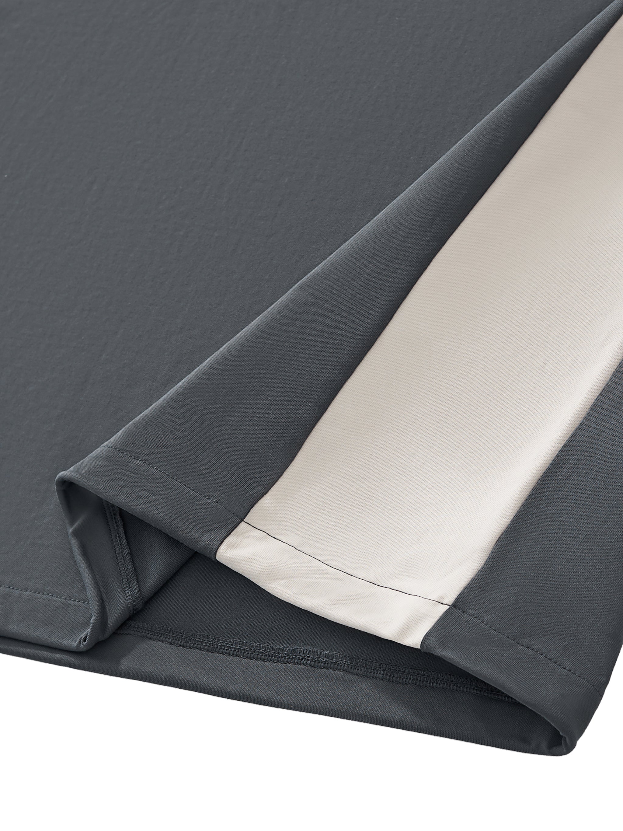 Graphic Footy Color-Block V-Neck Long-Sleeve T-Shirt