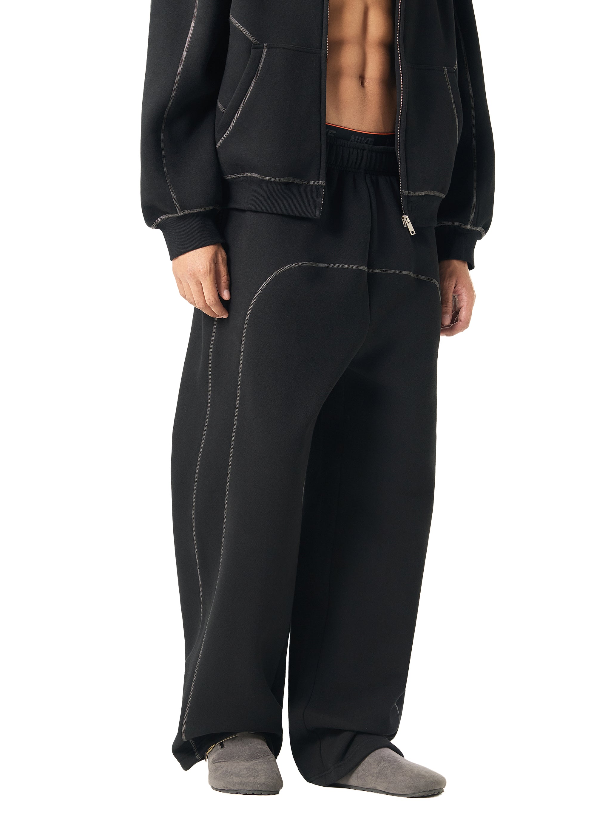 Graphic Footy Premium Contrast-Stitched Fleece Sweatpants