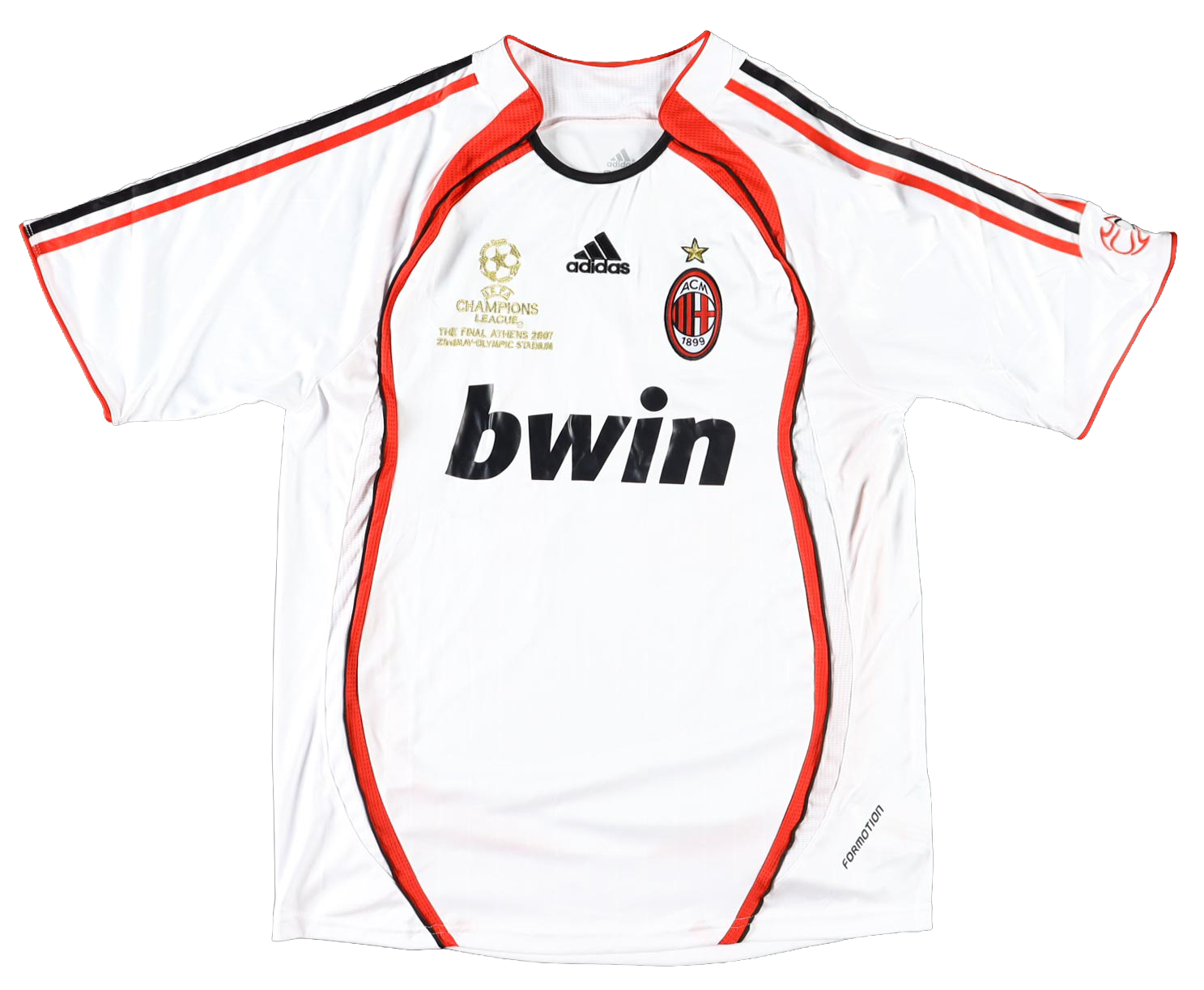 Andrea Pirlo Signed AC Milan Away Soccer Jersey #21 with Beckett Witness - Size Large