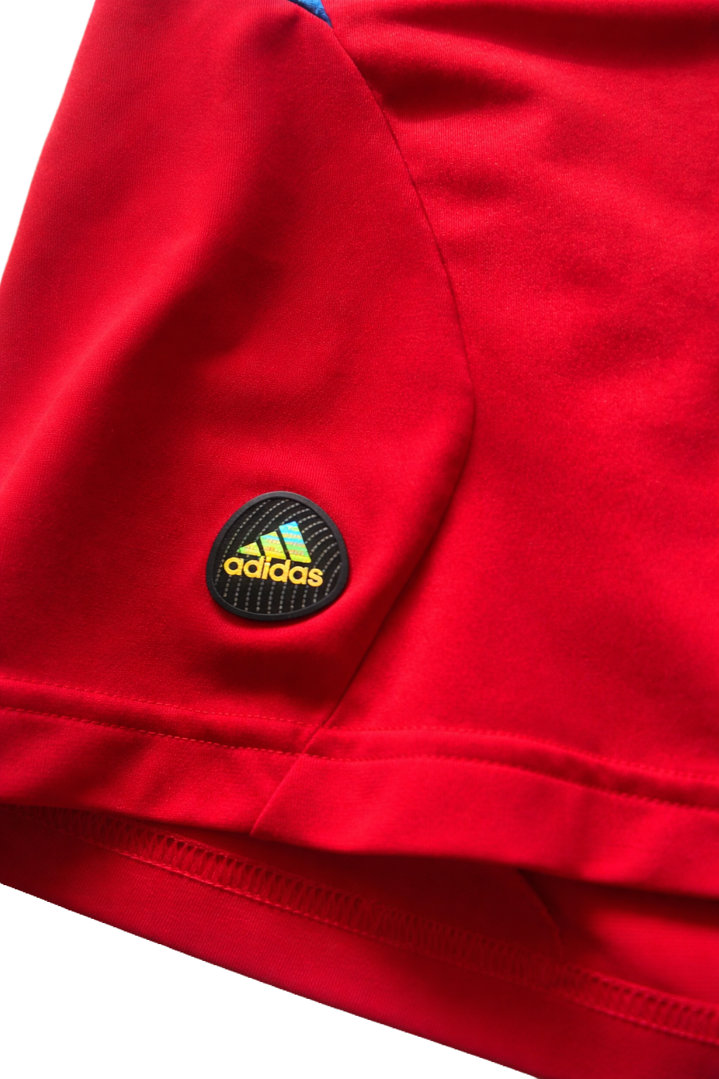 Spain Adidas Home Jersey 2010 World Cup Champions Patch – Men’s Size L